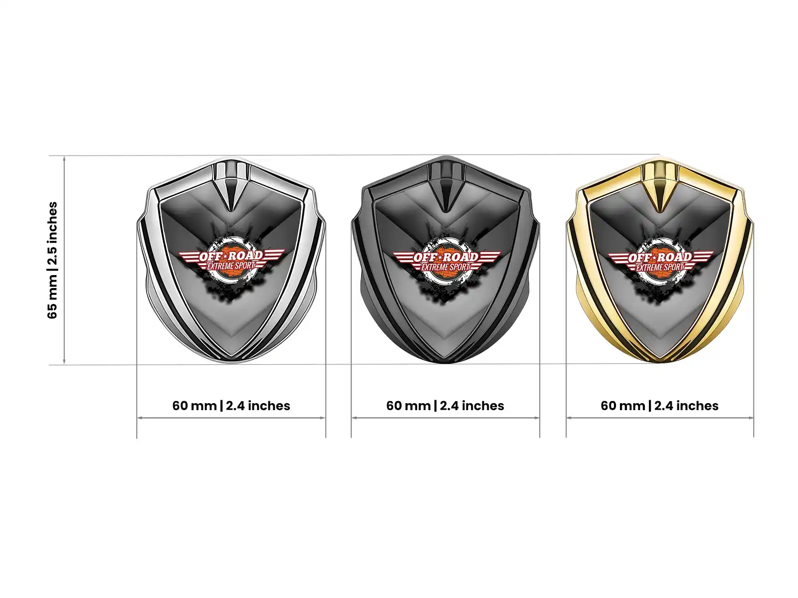 Metal Domed Emblem Pro Edition Standard Size